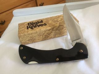 Older Rigid Usa Lock Blade Knife Never Carried,  In The Box
