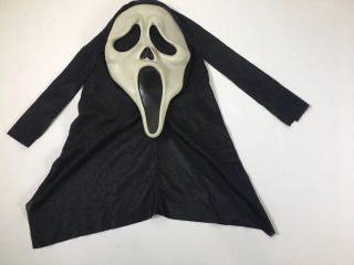 Vintage Scream Ghostface Mask Fun World Easter Unlimited S9206 Defect
