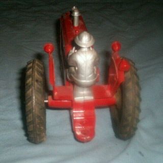 Vintage Slick 1/16 Scale Massey Harris 44 Toy Farm Tractor with driver 3