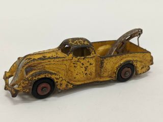Vintage Cast Iron Wrecker Tow Truck Toy Hubley Arcade Kenton 5.  5 " Rubber Tires