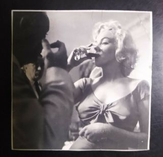 Vintage Contact Photo Of Marilyn Monroe By Phil Burchman Rare