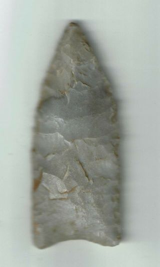 old clovis arrowhead indian artifact 2 3/8 inch found in MISSOURI 2