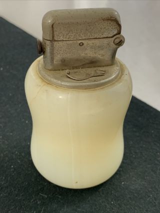 Vintage Thorens Semi Automatic Table Lighter - Switzerland - Onyx / Marble Base