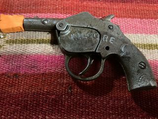 Vintage Kilgore Cast Iron Cap Pistol Gun “kilgore” Patented 1913
