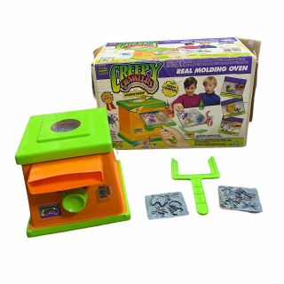Vintage 1992 Creepy Crawlers Workshop Oven Bug Magic Maker Toy Max,  2 Molds
