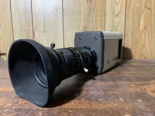 Vintage Jvc Ky - F30 3 - Ccd Color Video Camera W/ Hz - H713 Lens