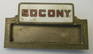 Vintage " Socony " Gas Station Attendant Badge