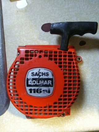 Vintage Sachs Dolmar 116si 120si Chainsaw Starter Rewind Recoil