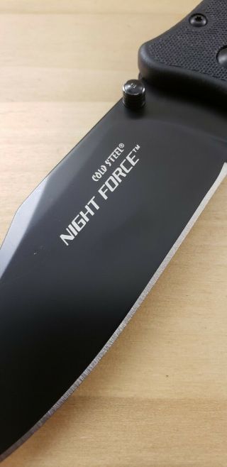 Vintage Cold Steel Night Force Folding Pocket Knife 2