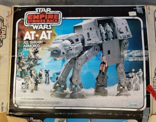 Vintage Star Wars At - At Walker Box Only Esb Empty 38810 Action Figure