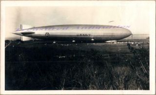 1920s Us Navy Uss Los Angeles Zr - 3 Zeppelin Airship Landing Mooring Tower Photo