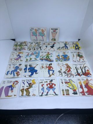 Vintage Whitman Old Maid Card Game 1975 Set 43 Cards No Rules