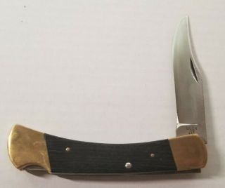 Vintage Buck 110 - 3 Pin - No Dots Folding Hunter Pocket Knife - Read