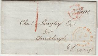 Gb: Qv Entire; Southampton To Chudleigh,  Devon,  Re Portsmouth Brewery,  July 1846