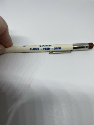 Vintage Davy Crockett mechanical pencil Trisco flour,  feed,  Seed 3