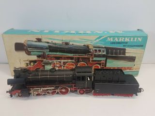 Vintage Marklin Locomotive Engine & Seperate Tender Ho Scale West Germany 3005