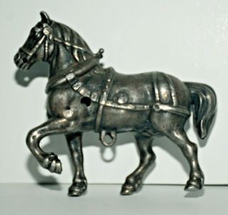 Kenton - Hubley ? Cast Iron Horse For Toy Horse Drawn Wagon