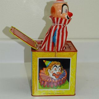 Vintage 1953 Matty Mattel Toymakers Jack in the Box Creepy Clown,  No.  659 2