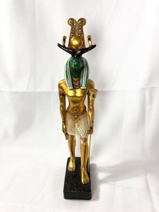 AGI Artisan Guild International Standing SOBEK Egyptian God Statue 12” 2