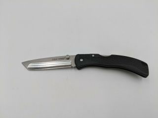 Vtg Cold Steel Medium Voyager Japan Tanto Point Folding Knife
