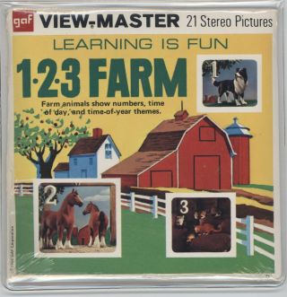 View - Master B412 1 - 2 - 3 Farm Learning Is Fun