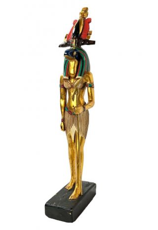 Agi Artisan Guild International Standing Wadjet Egyptian God Statue 12 "