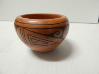Fine Old Vintage Hopi Pueblo Indian Miniature Bowl Form Pot Pottery Irma David