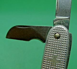 Victorinox / Elinox 93mm Electrician Plus Swiss Army Knife Old Cross Silver Alox