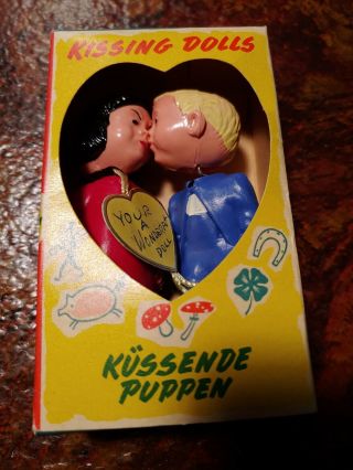 Vintage Kissing Dolls Kussende Puppen (magneto 168