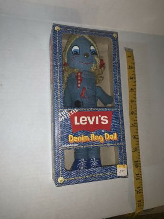 Rare Vintage 1973 The Official Levi’s Denim Rag Doll