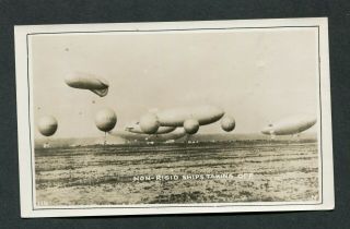 Vintage Photos Unusual View Of Us Navy Blimps & Hot Air Balloons 426175