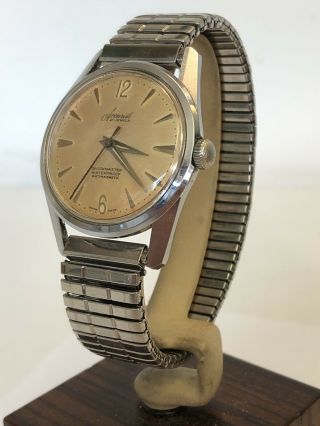 Accurist Shockmaster 21 Jewels Gents Vintage Mechanical Watch With Stretch Strap