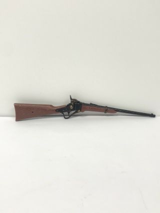 Vintage 1970s Marx Miniature Gun Sharps Carbine Rifle,  Toy - 7 1/4 Inches
