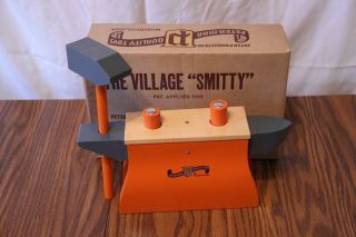 Vintage Peter - Mar The Village " Smitty " Wooden Toy,