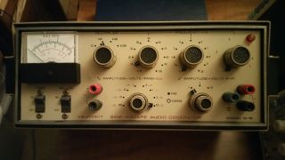 Vintage Heathkit Sine Square Audio Generator Model Ig - 18