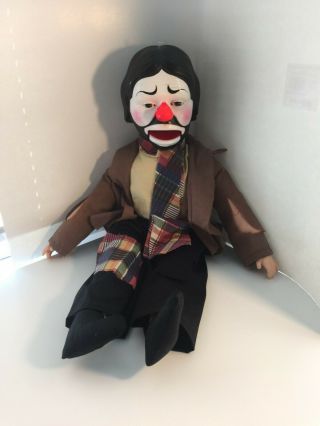 Emmett Kelly Ventriloquist Doll with Clothes 2
