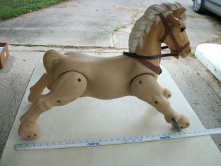 Collectible Marx Marvel The Mustang Ride - On Horse Toy -,  No Saddle
