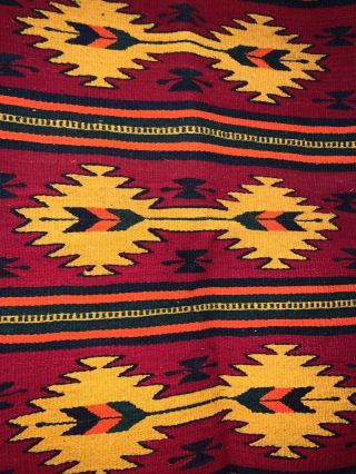 Zapotec Indian Rug,  100 Wool,  Filomeno Gonzalez Perez,  Hand Made/mexico 39”x23”