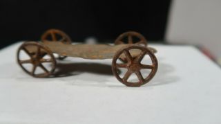 German Penny Toy Tin Bottom With Wheels