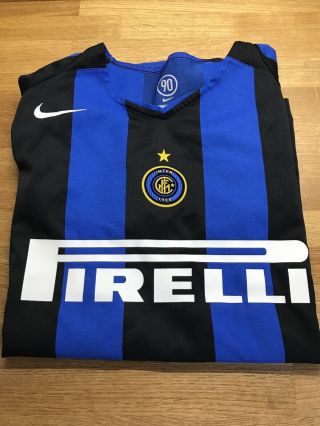 Vintage Inter Milan Home Shirt 2004/05 Size Medium 2