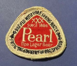 Vintage Beer Patch Pearl Lager Ale Brewery 618s