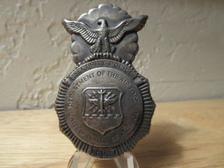Vintage Us I8037 Department Of The Air Force Military Badge Obsolete Eagle 27.  4g