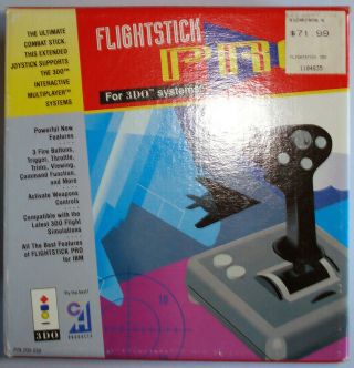 Vintage Ch Products Flightstick Pro Controller For 3do Game Console