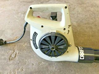 Vintage Sears Craftsman 1 Hp Two Speed Power Blower Corded Electric 257.  796330