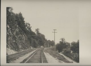 1893 View On The Northern Central Railway Near York Pa Photogravure Dual Track