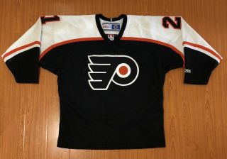Vintage Ccm Philadelphia Flyers Peter Forsberb Nhl Hockey Authentic Jersey M