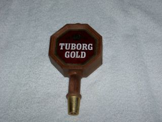 Vintage Tuborg Gold Beer Tap Handle - - - Plastic