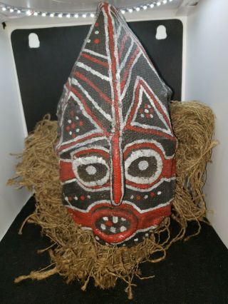 Hand Crafted Cultural Mask.  Wall Art.  Unique Tribal Art.