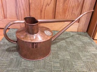 Vintage Haws Copper Watering Can - England