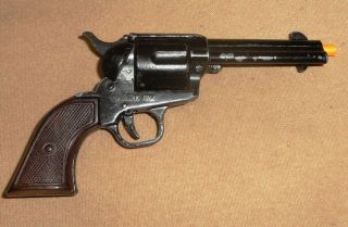 Vintage Uniwerk Italy Mini Die Cast Cap Gun Colt Revolver,  See Photos